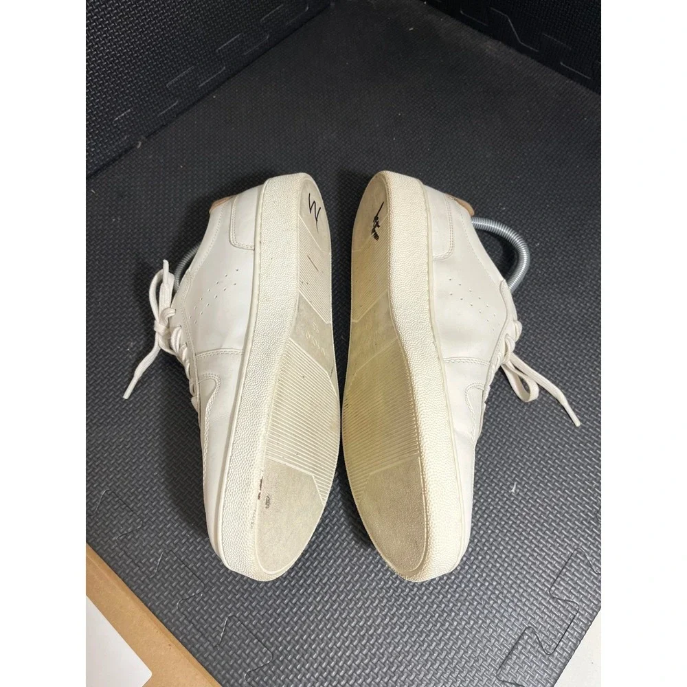 Nisolo Women's Bria Go-To Court Sneaker Shoes White Leather Size 9.5